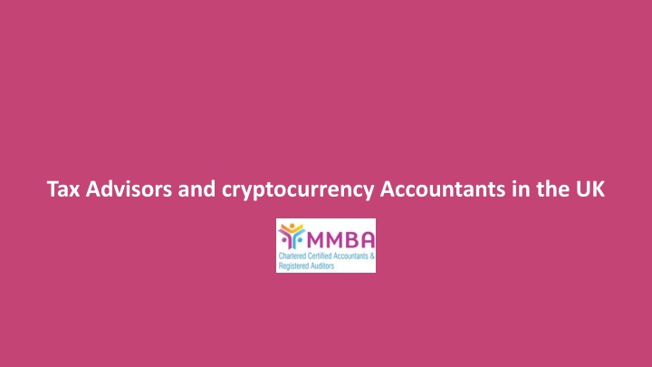 tax advisors and cryptocurrency accountants