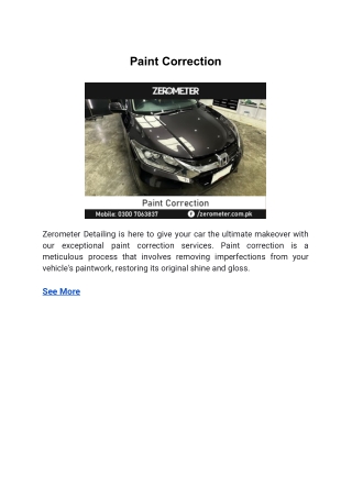 paint correction