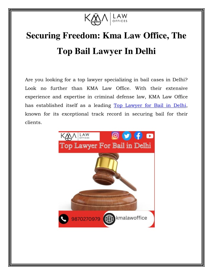 securing freedom kma law office the