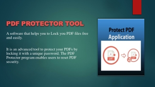 PDF PROTECTOR TOOL`
