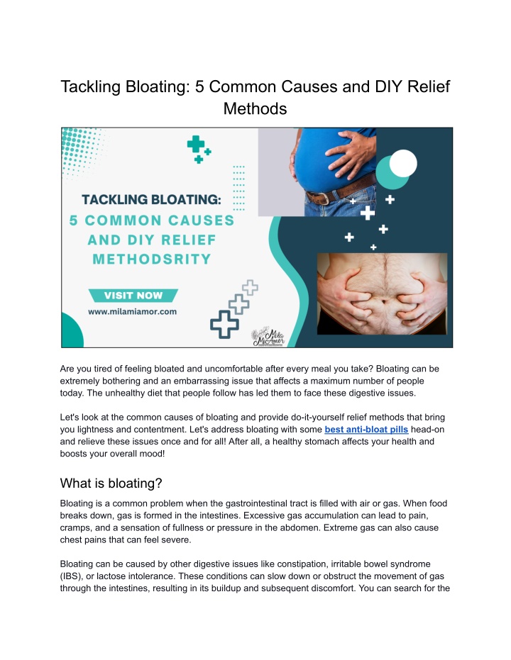 tackling bloating 5 common causes and diy relief