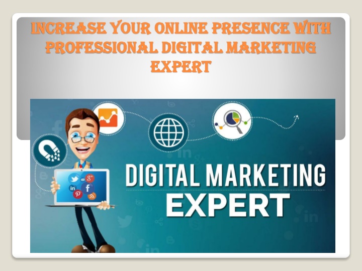 increase your online presence with professional digital marketing expert