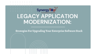 legacy application modernization