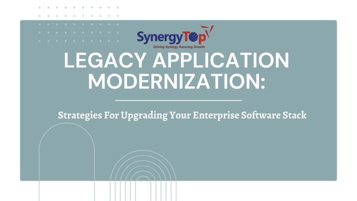 legacy application modernization