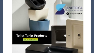 Toilet Tanks Products - www.saniterica.ca