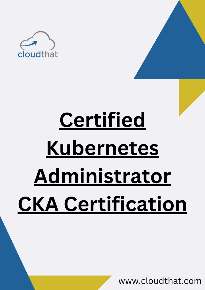 certified kubernetes administrator