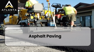 Asphalt Paving