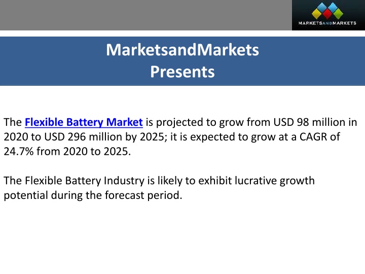 marketsandmarkets presents