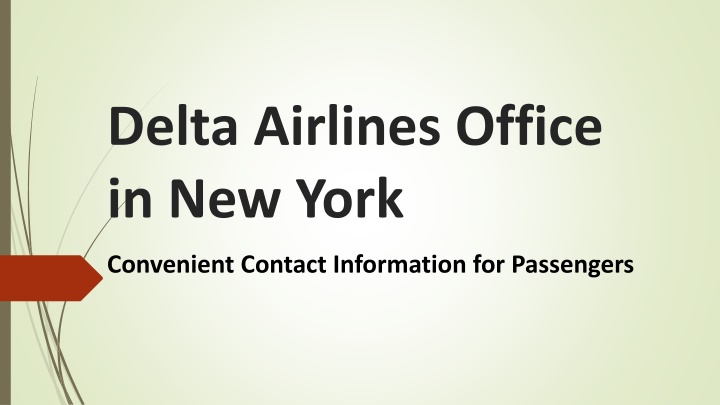 delta airlines office in new york