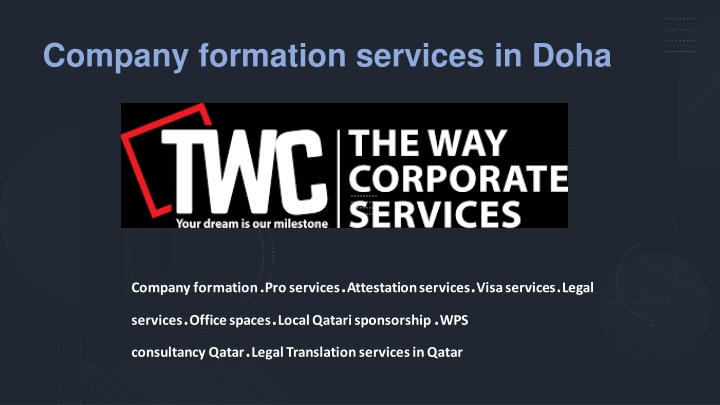 company formation services in doha