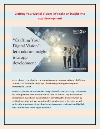 crafting your digital vision let s take