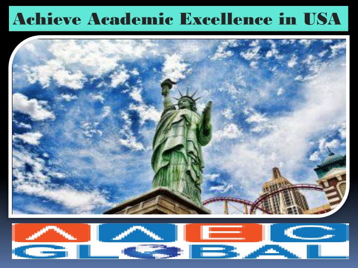 achieve academic excellence in usa