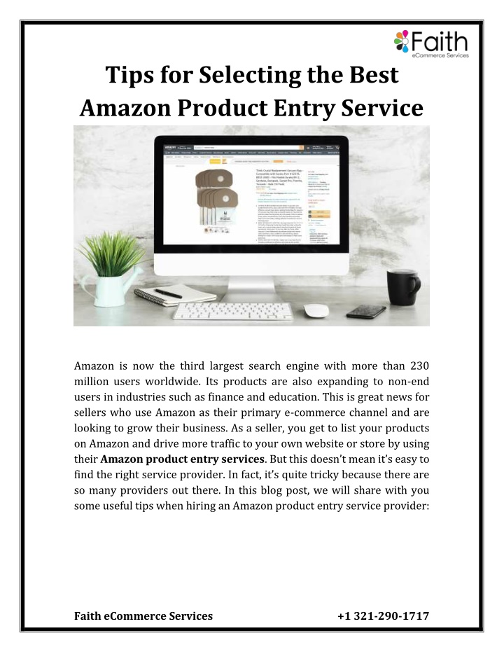 tips for selecting the best amazon product entry