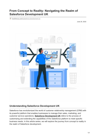 From Concept to Reality Navigating the Realm of Salesforce Development UK