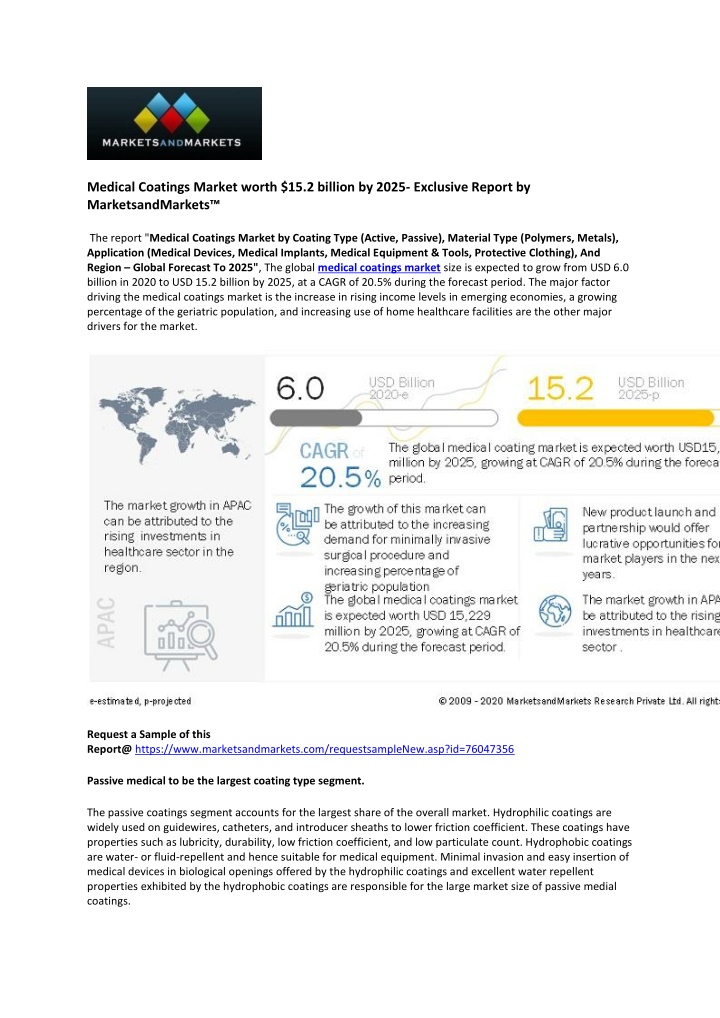 medical coatings market worth 15 2 billion