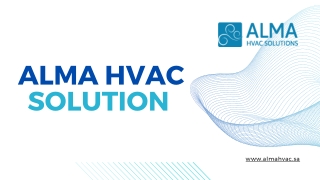 Commercial HVAC Solutions Riyadh - ALMA HVAC SOLUTION