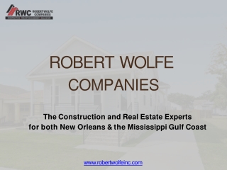 Home Renovation in New Orleans | Robert Wolfe Construction