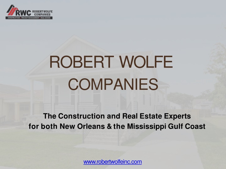 robert wolfe companies