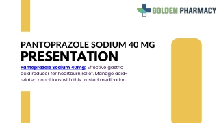 Buy Pantoprazole Sodium 40 mg online