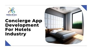 Concierge App Development For Hotels Industry