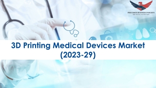 3D Printing Medical Devices Market Growth and Forecast to 2029