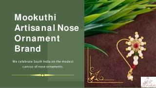 Mookuthi Artisanal Nose Ornament Brand (1)