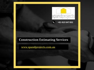 Construction Estimating Services