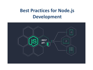 best practices for node js development