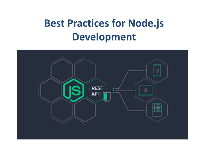 best practices for node js development