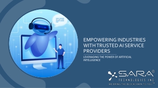 empowering industries with trusted ai service providers