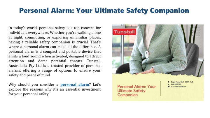 personal alarm your ultimate safety companion