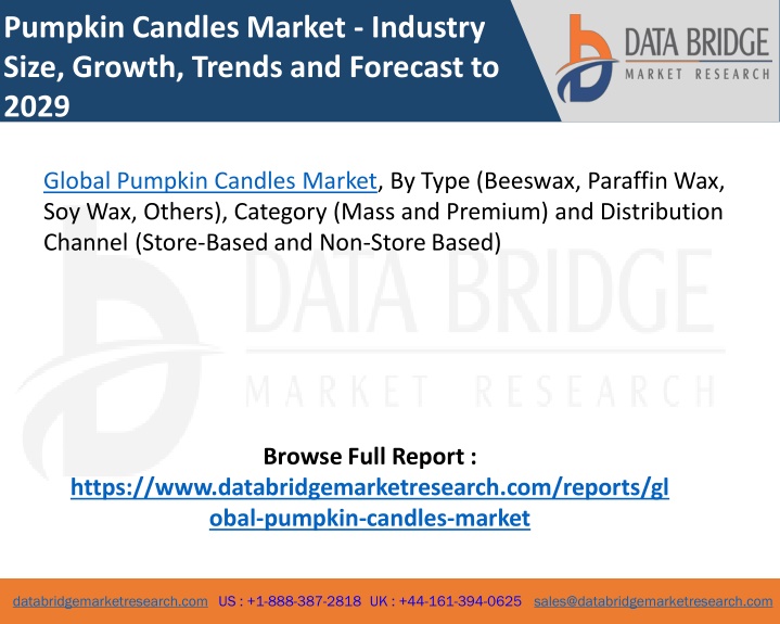pumpkin candles market industry size growth