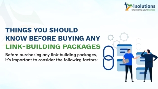 Things you should know before buying any link-building packages