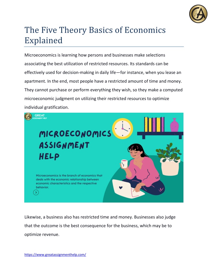 the five theory basics of economics explained