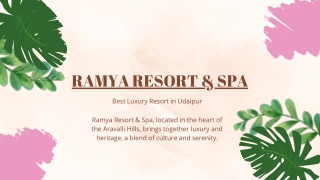 Best Luxury Resort in Udaipur