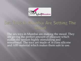 Sex Toys in Mumbai- Adultpassion