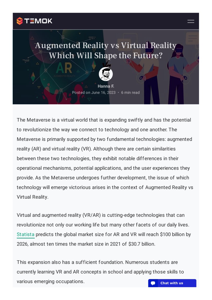 augmented reality vs virtual reality which will