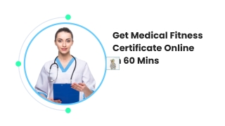 Medical Fitness Certificate