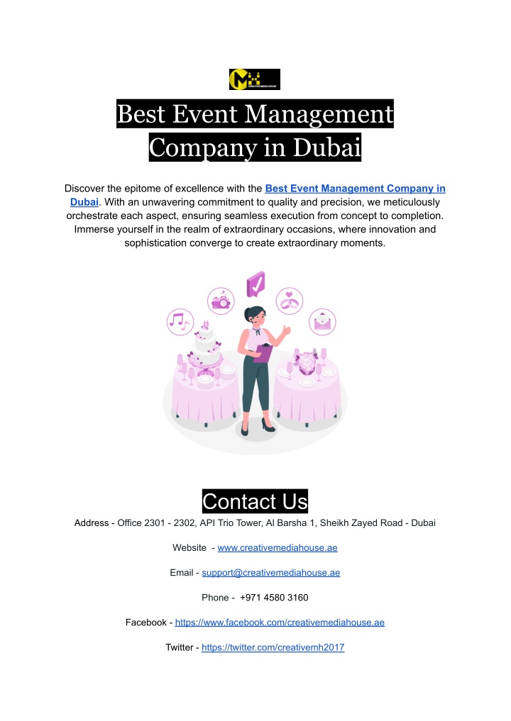 best event management company in dubai