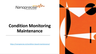 Condition Monitoring Maintenance - Nanoprecise
