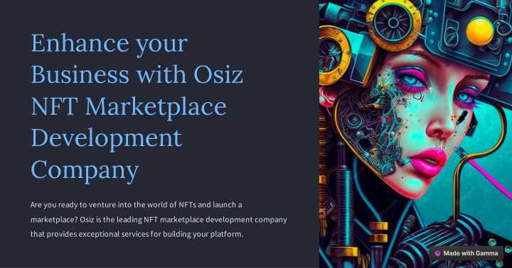 enhance your business with osiz nft marketplace