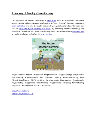 a new way of farming smart farming