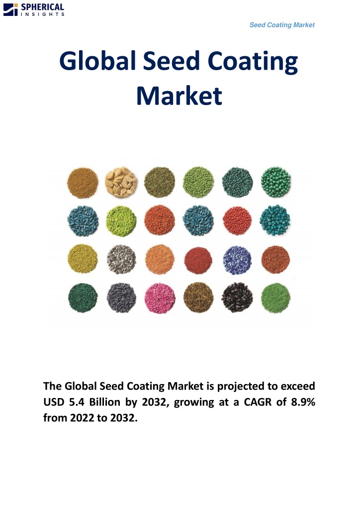 global seed coating market