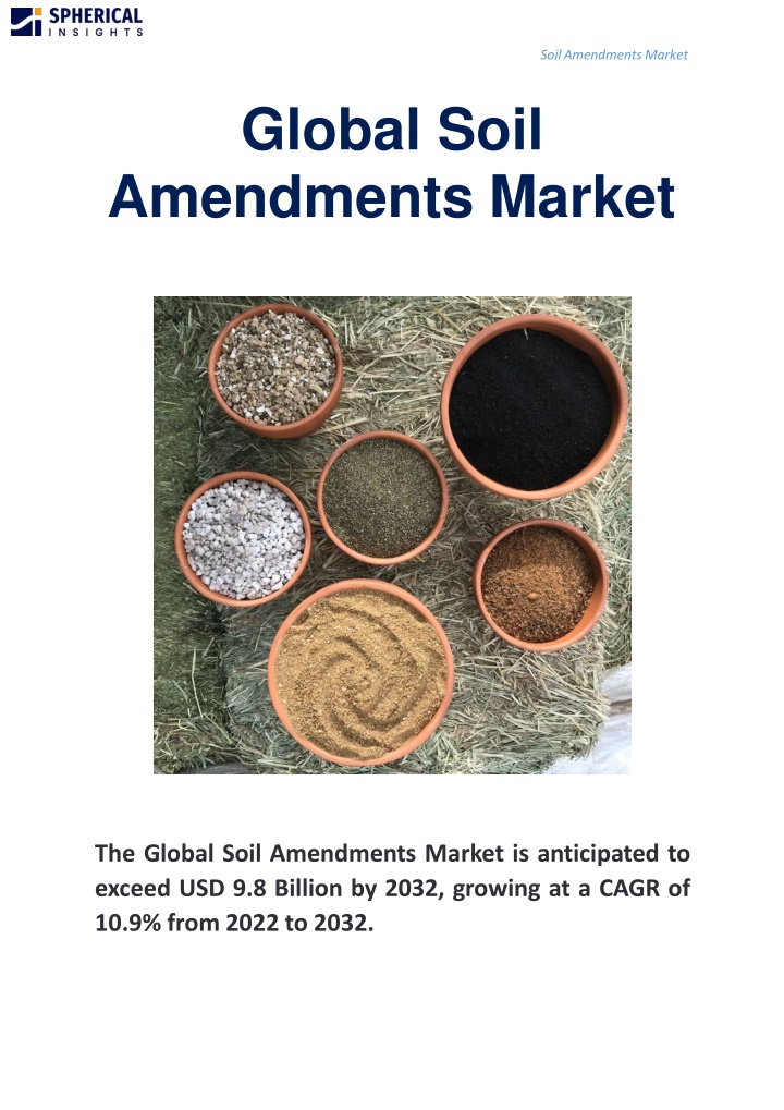 global soil amendments market