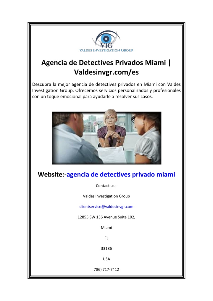 agencia de detectives privados miami valdesinvgr