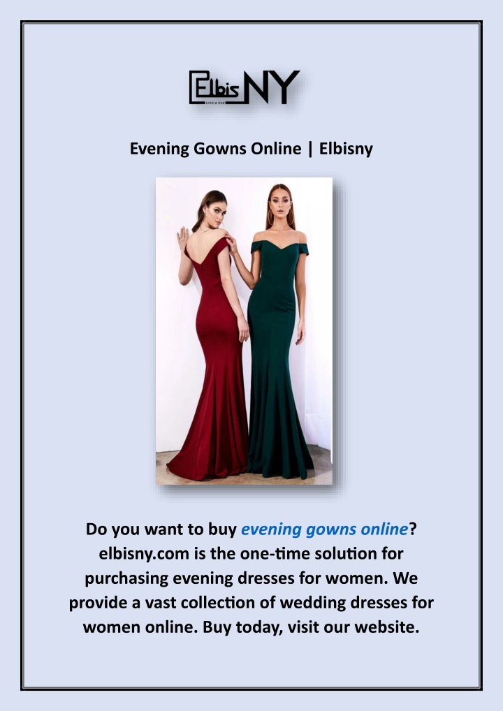 evening gowns online elbisny