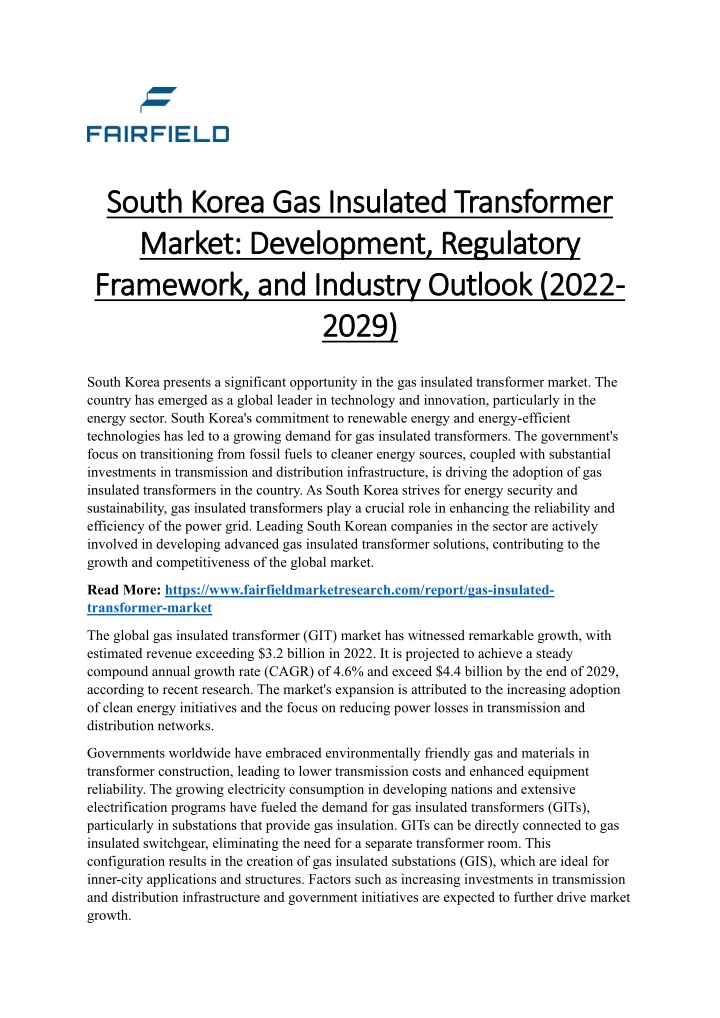 south korea gas insulated transformer south korea