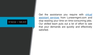 Virtual Assistant Services  Luneermgmt.com (1)