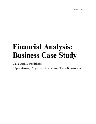 Case Study: Financial Management