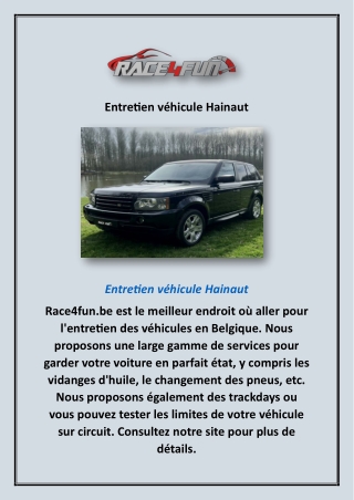 entretien v hicule hainaut